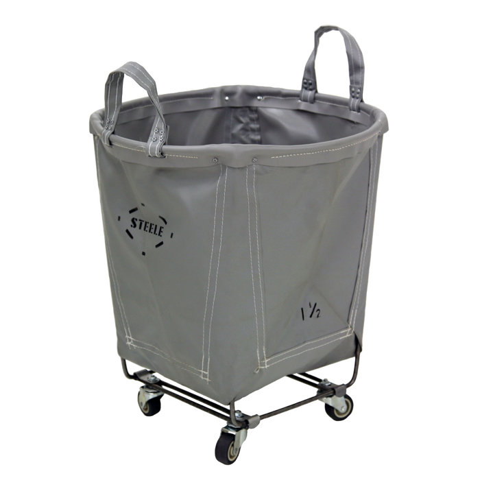 Steele Canvas Round Rolling Laundry & Storage Cart & Reviews Wayfair.ca